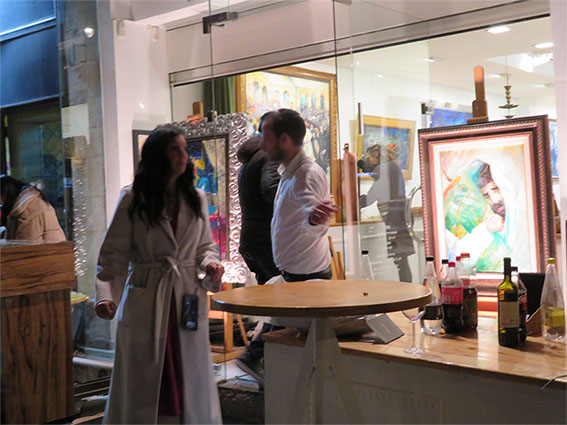 Jerusalem of the Heart - opening night at Huvy's Gallery 2023