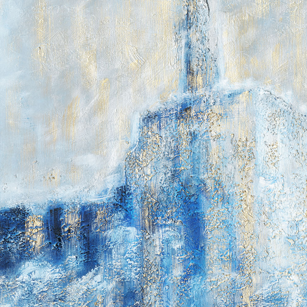 Artwork detail &mdash; texture and gold