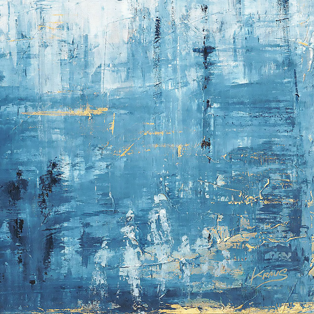 Artwork detail &mdash; abstract blues