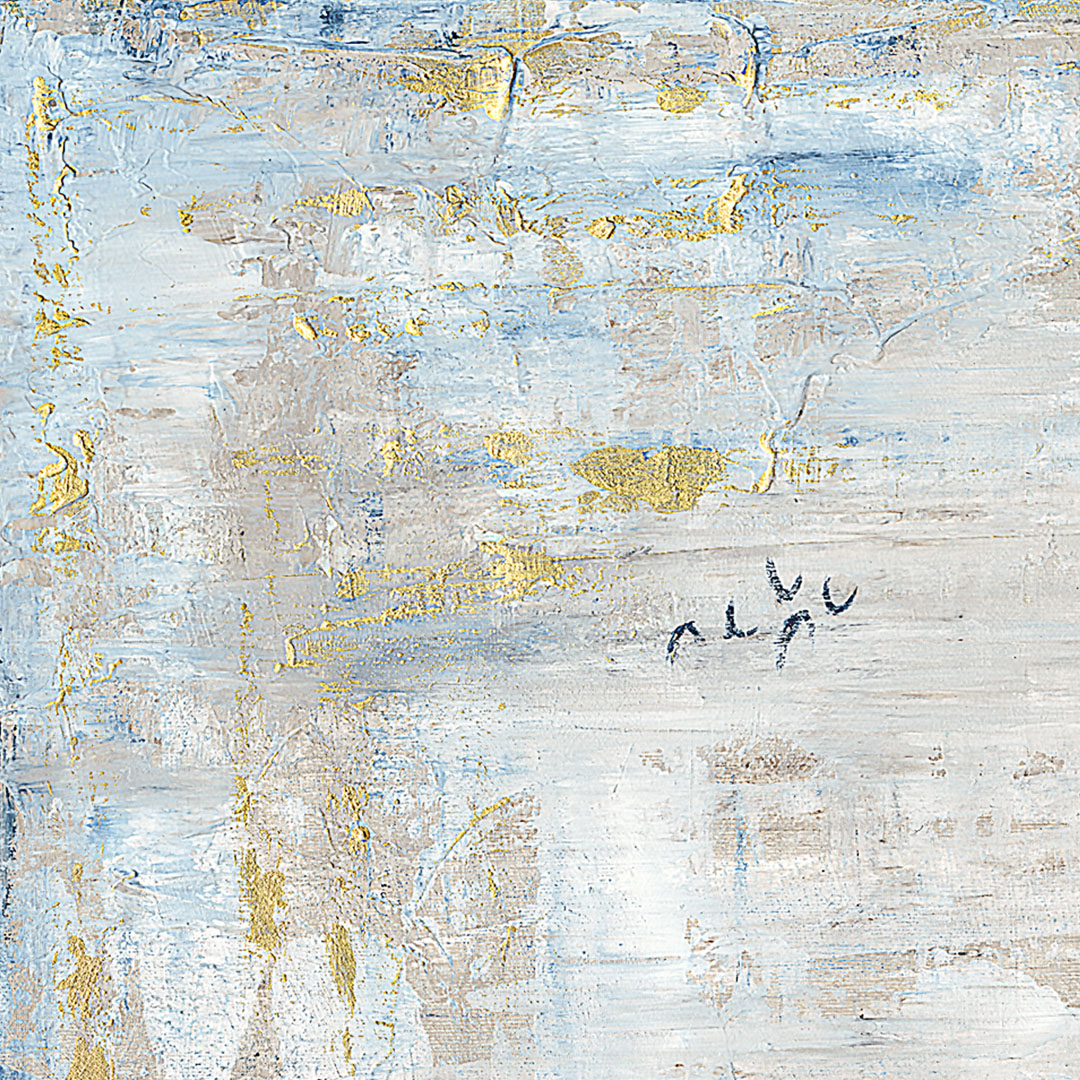 Artwork detail &mdash; gold leaves
